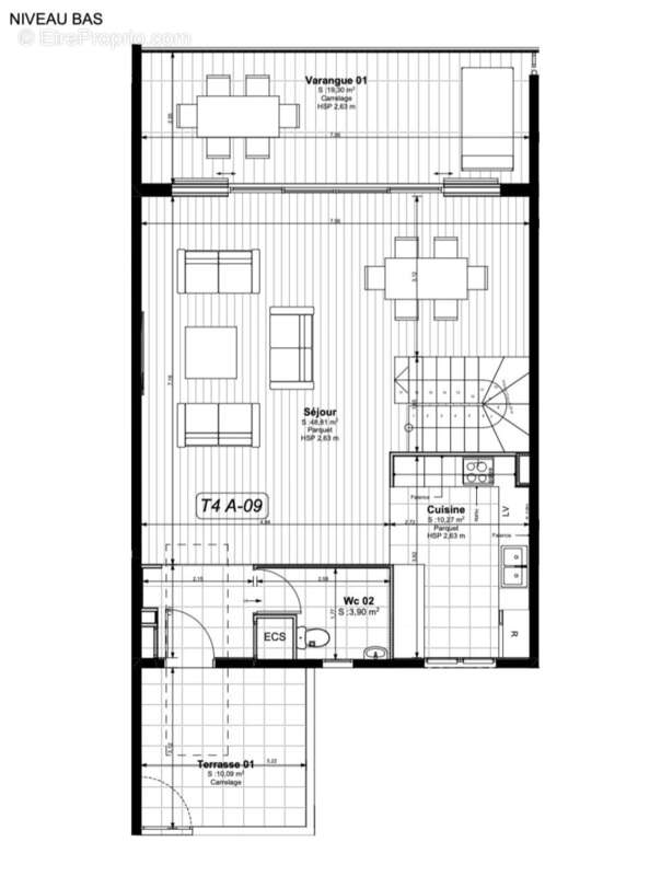 Appartement à SAINT-DENIS