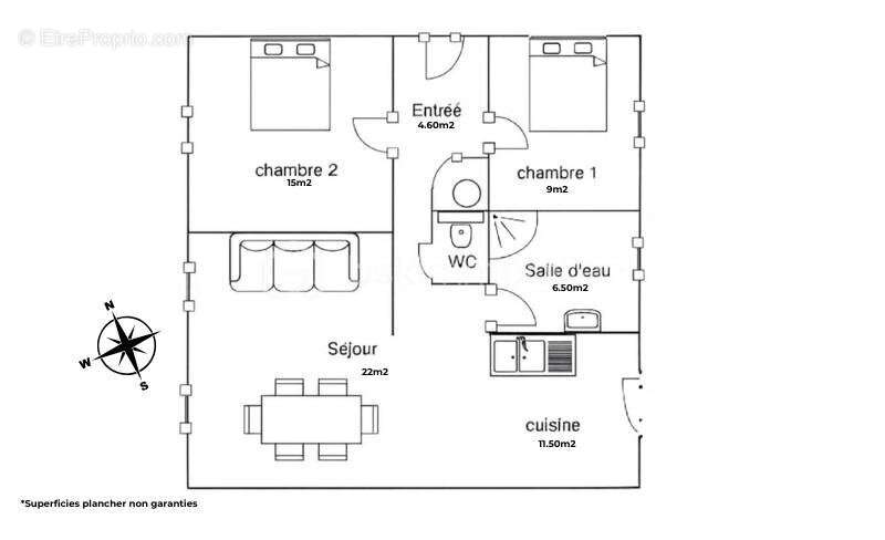 Maison à SAINT-DENIS-LES-PONTS