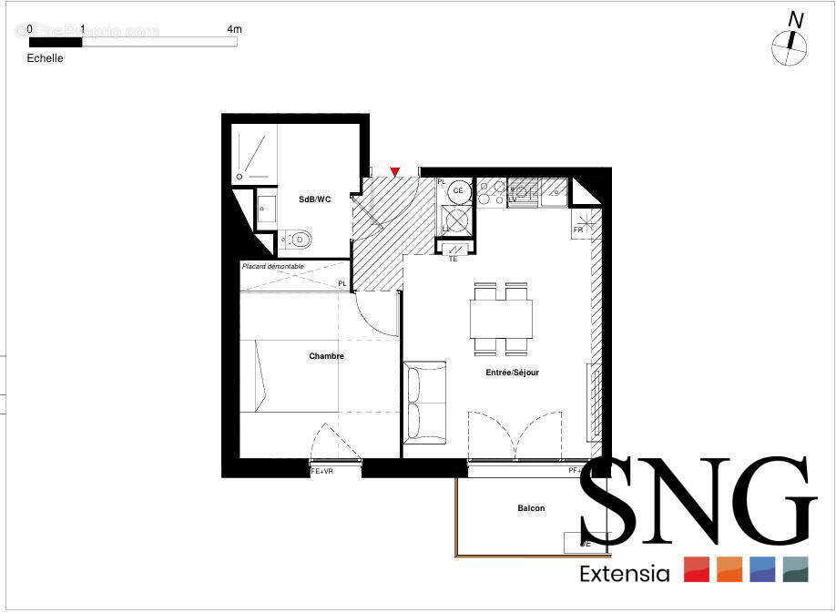 Appartement à LABARTHE-SUR-LEZE