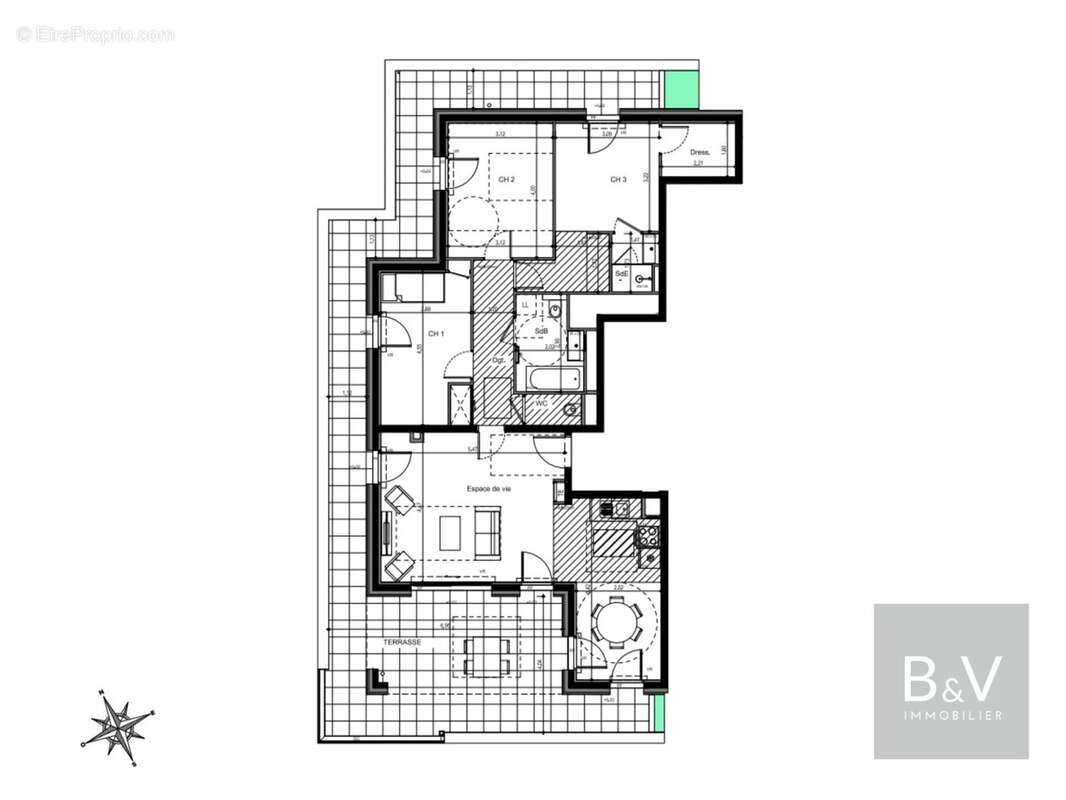 Appartement à VILLE-LA-GRAND