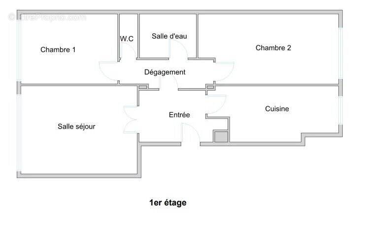 Appartement à PARIS-15E