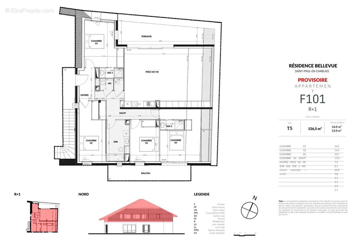 Appartement à SAINT-PAUL-EN-CHABLAIS