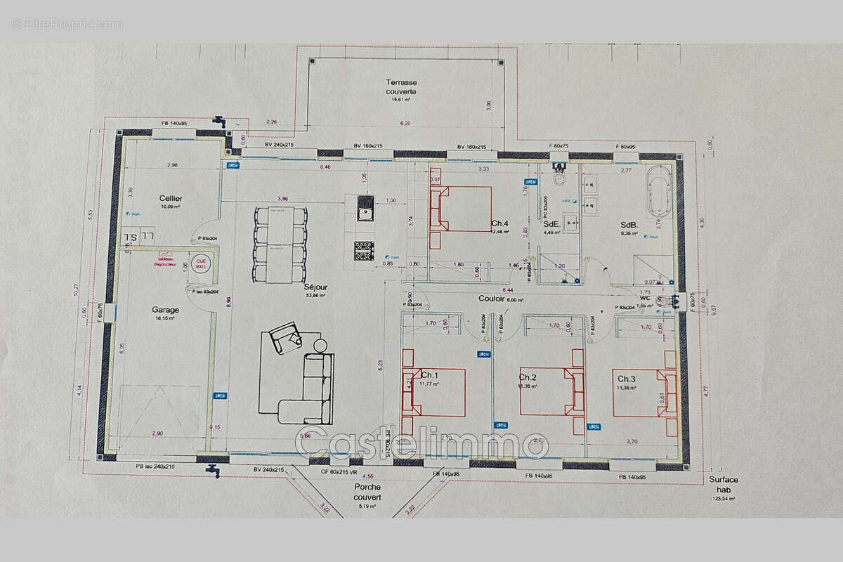 Maison à CASTELSARRASIN