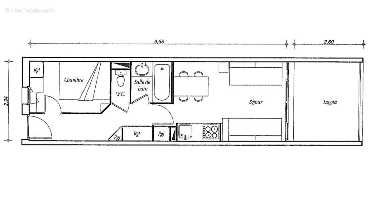 Appartement à GRIMAUD