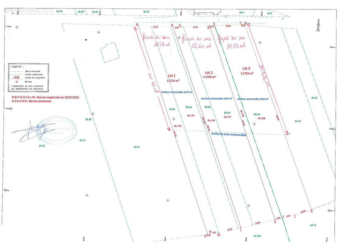 Terrain à VADONVILLE