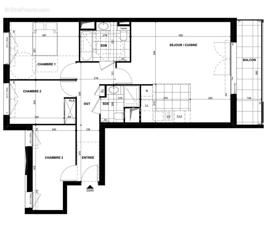 Appartement à CLICHY