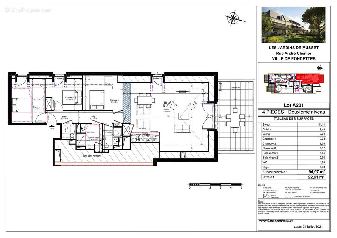 Appartement à FONDETTES