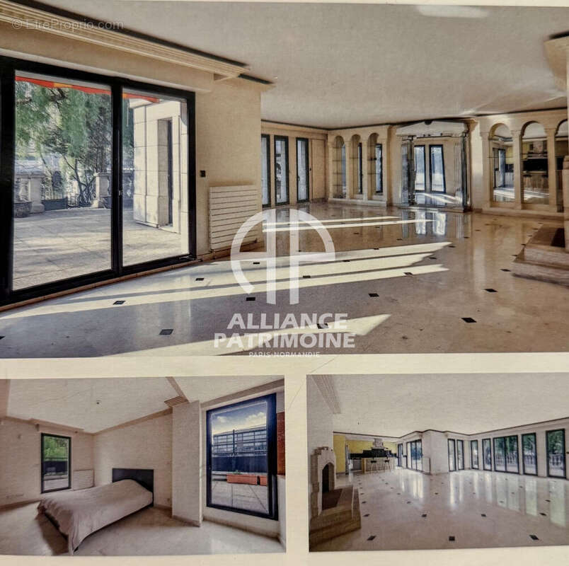 Au rez de chaussée, une chambre avec salle d&#039;eau, et un vaste séjour - Appartement à ISSY-LES-MOULINEAUX