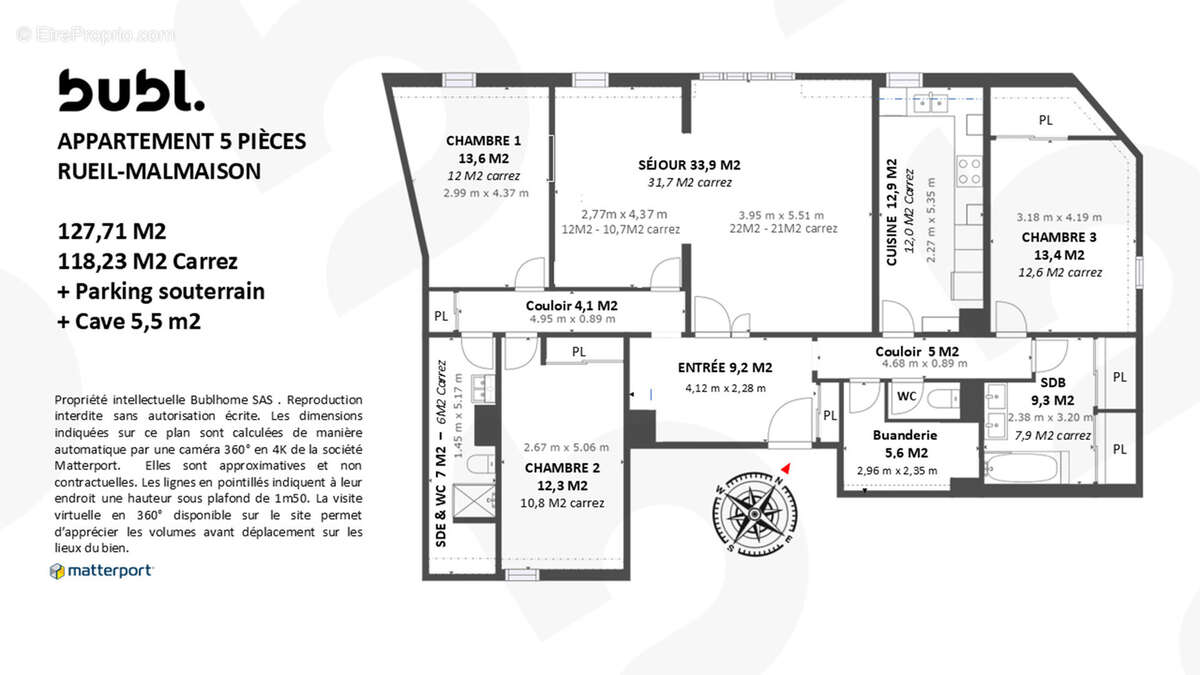 Appartement à RUEIL-MALMAISON
