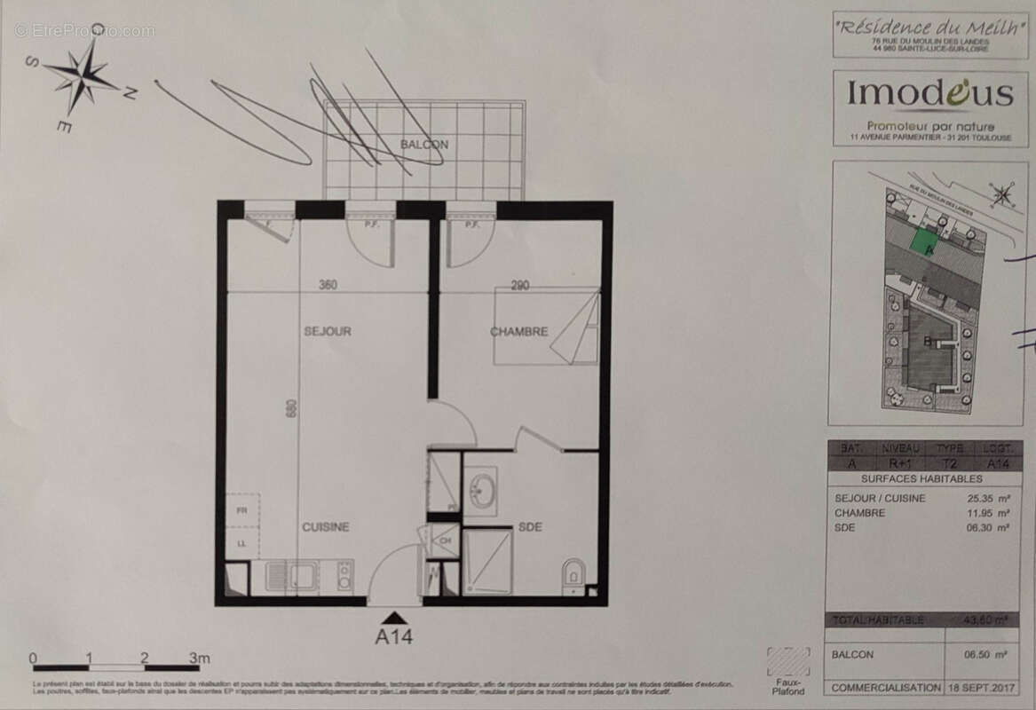 Appartement à SAINTE-LUCE-SUR-LOIRE