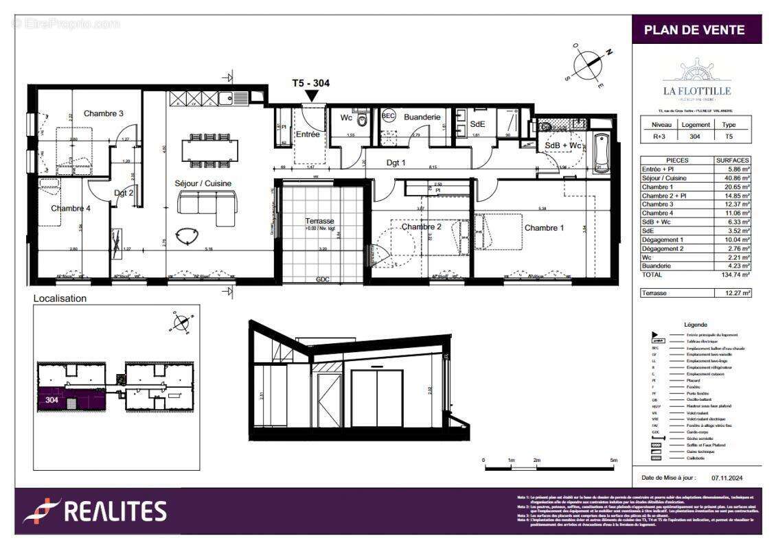 Appartement à PLENEUF-VAL-ANDRE