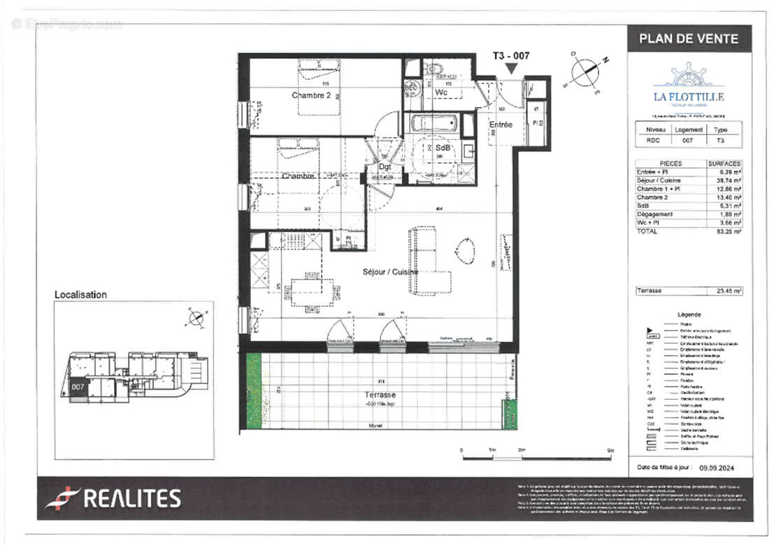 Appartement à PLENEUF-VAL-ANDRE