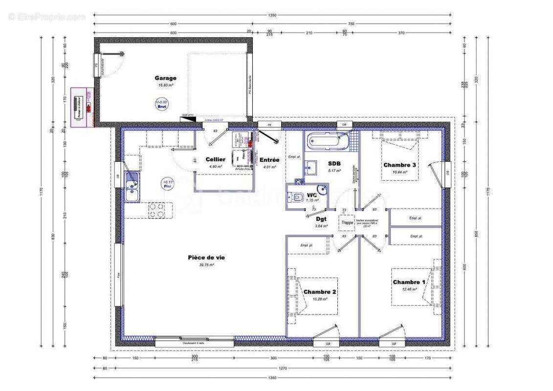 Terrain à PLOUDALMEZEAU