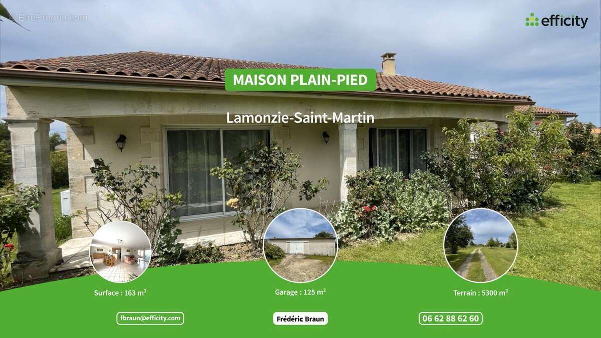 Maison à LAMONZIE-SAINT-MARTIN