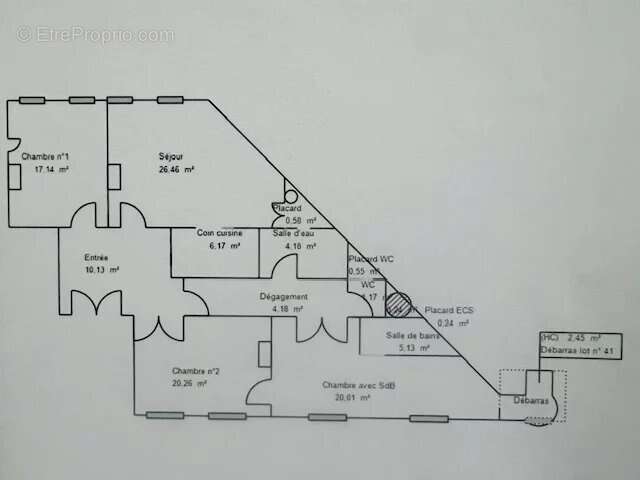 Appartement à TOULOUSE