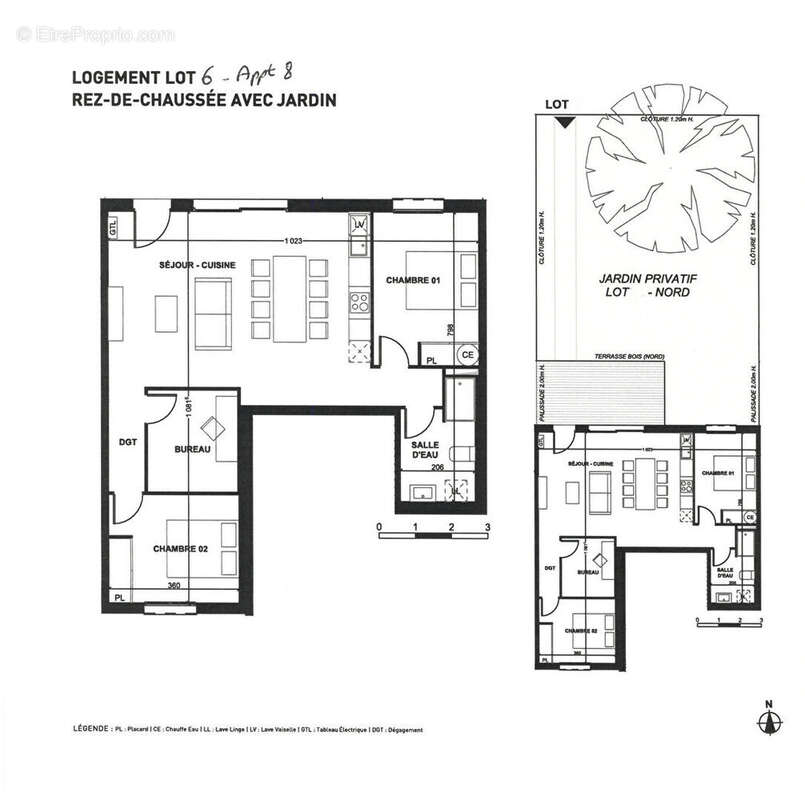 Appartement à VENDAYS-MONTALIVET