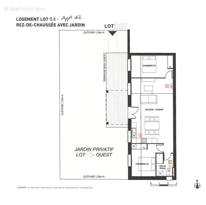 Appartement à VENDAYS-MONTALIVET