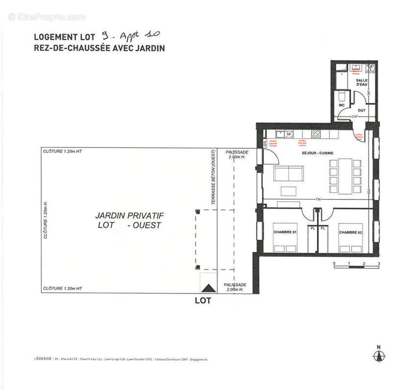 Appartement à VENDAYS-MONTALIVET