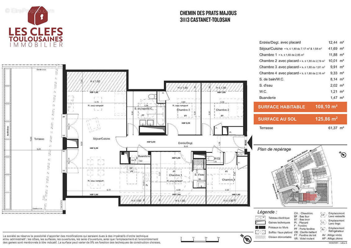 Appartement à CASTANET-TOLOSAN