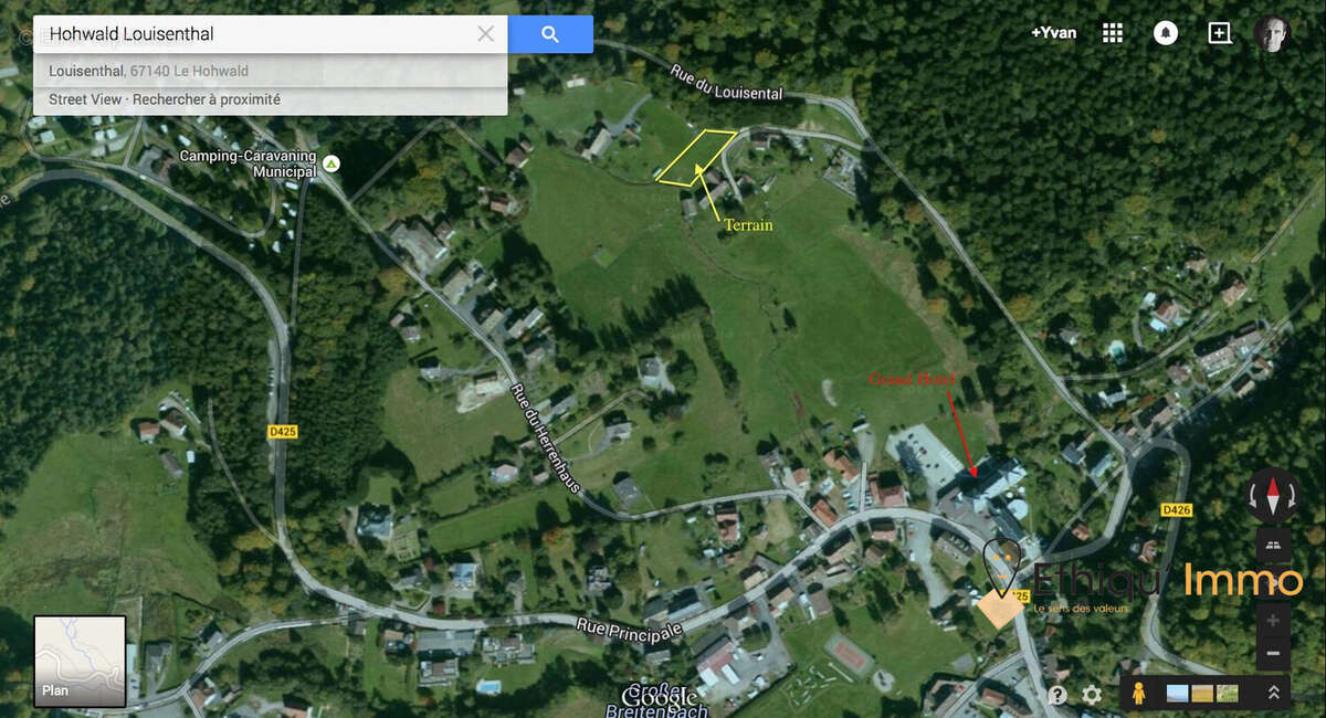 Terrain à LE HOHWALD