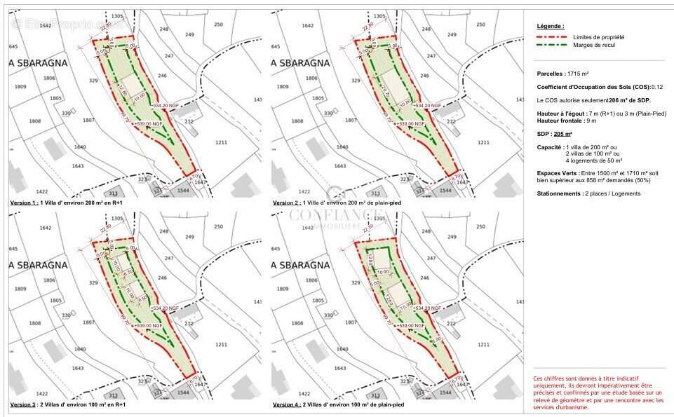 Terrain à CHATEAUNEUF-VILLEVIEILLE