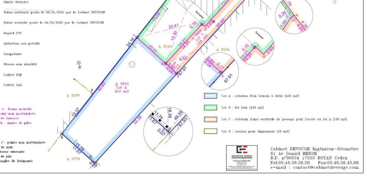 Terrain à VAUX-SUR-MER