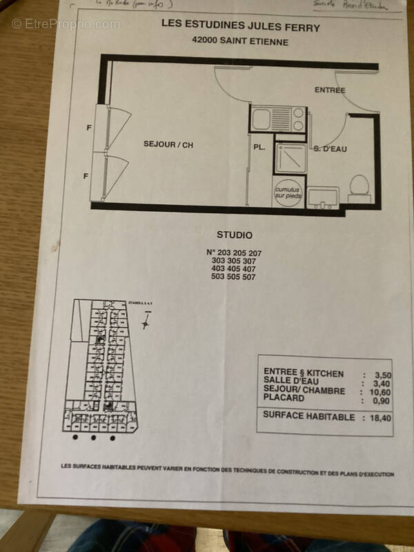 Appartement à SAINT-ETIENNE