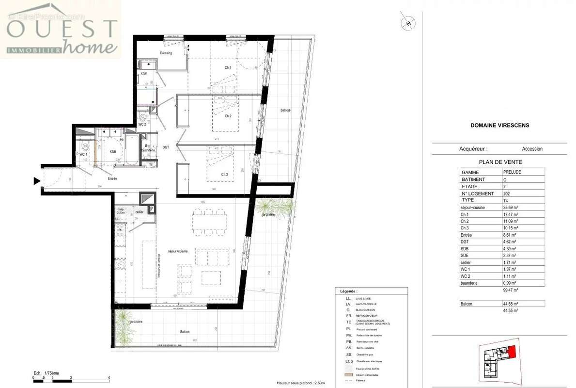 Appartement à ECULLY