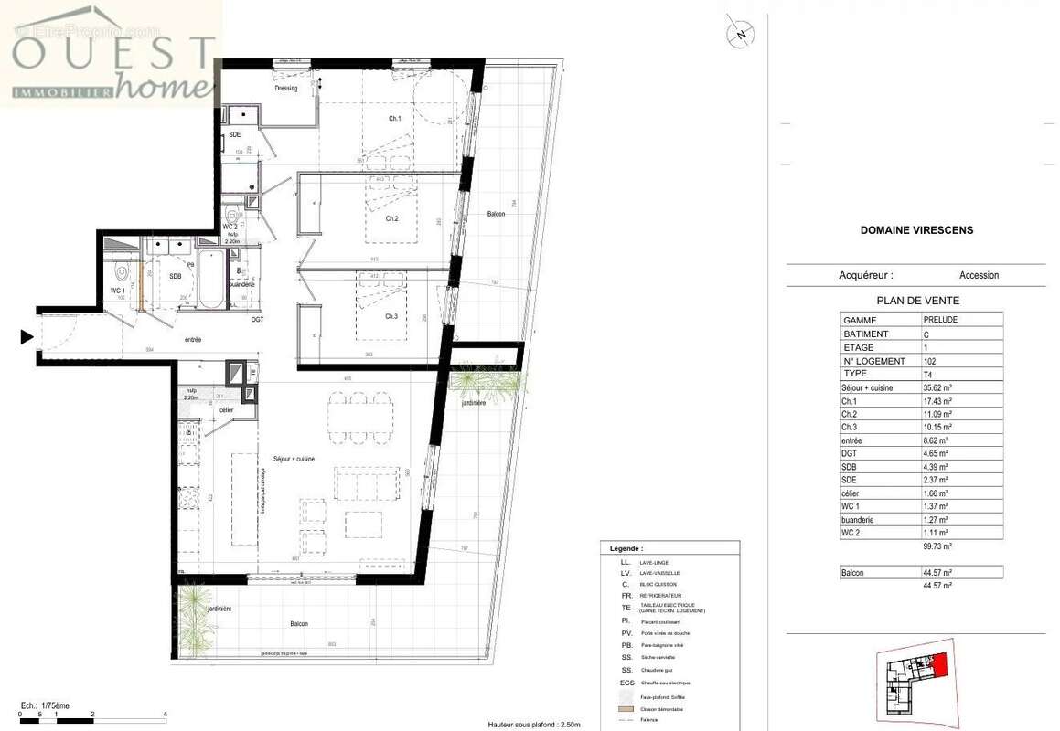 Appartement à ECULLY