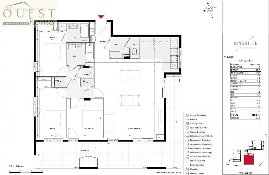 Appartement à SAINTE-FOY-LES-LYON