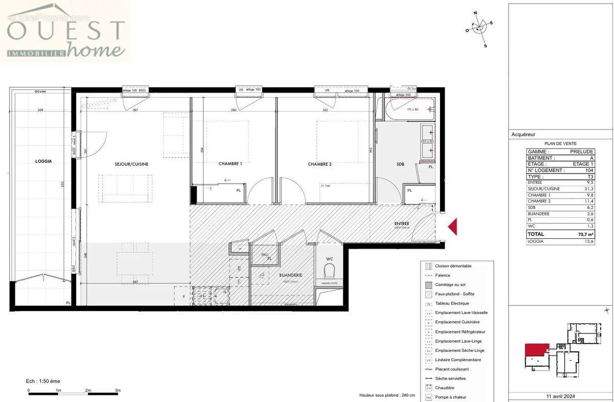 Appartement à SAINTE-FOY-LES-LYON