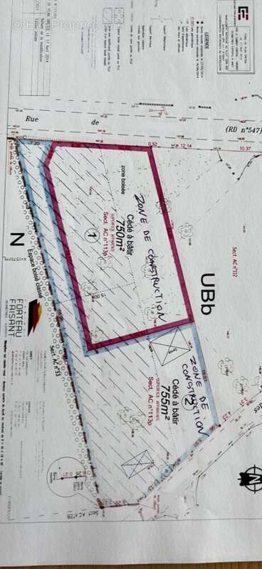 Terrain à SAINT-ANDRE-DE-L&#039;EURE