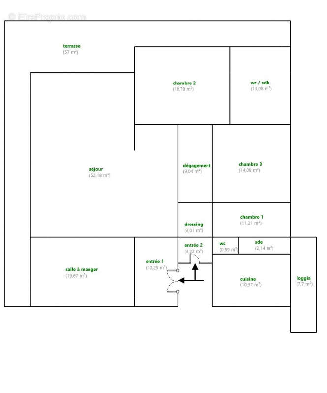 Appartement à MARSEILLE-8E