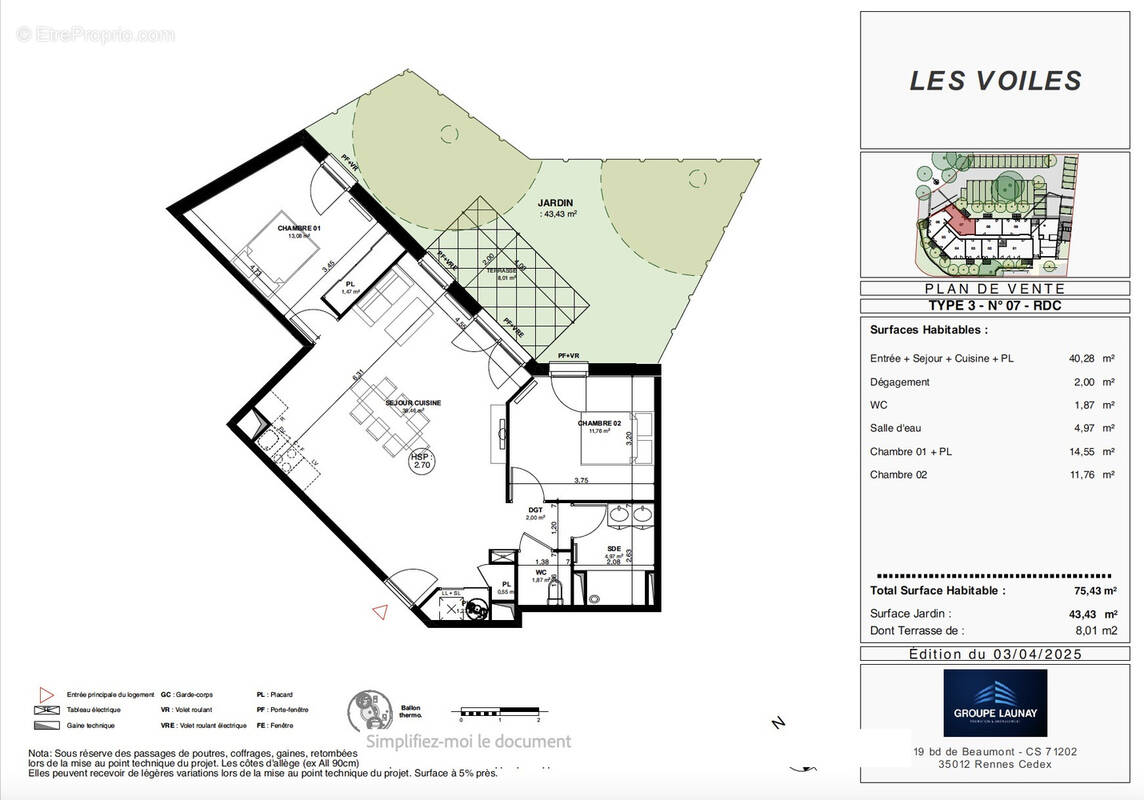 Appartement à ANDERNOS-LES-BAINS