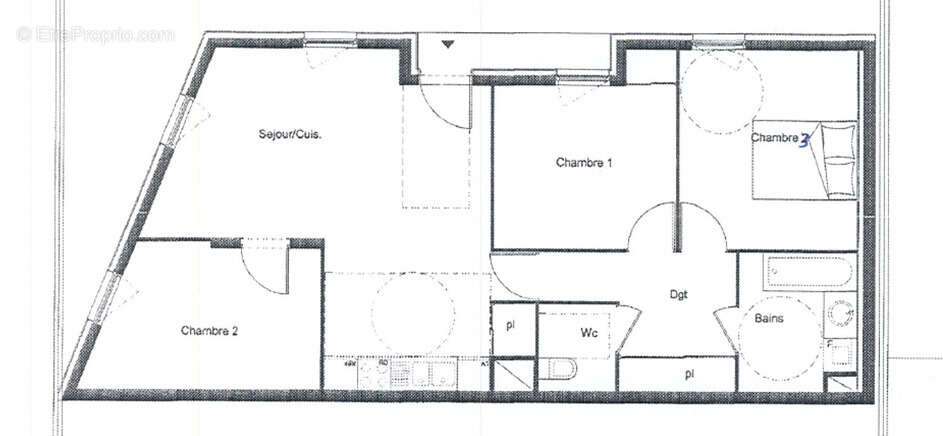 Appartement à L&#039;ISLE-D&#039;ABEAU