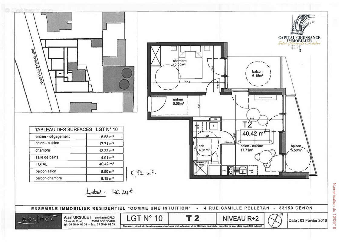 Appartement à CENON
