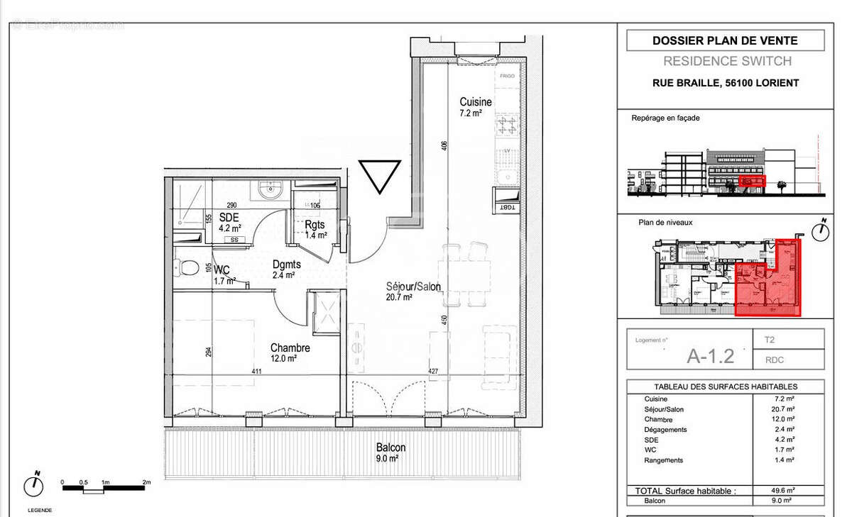 Appartement à LORIENT