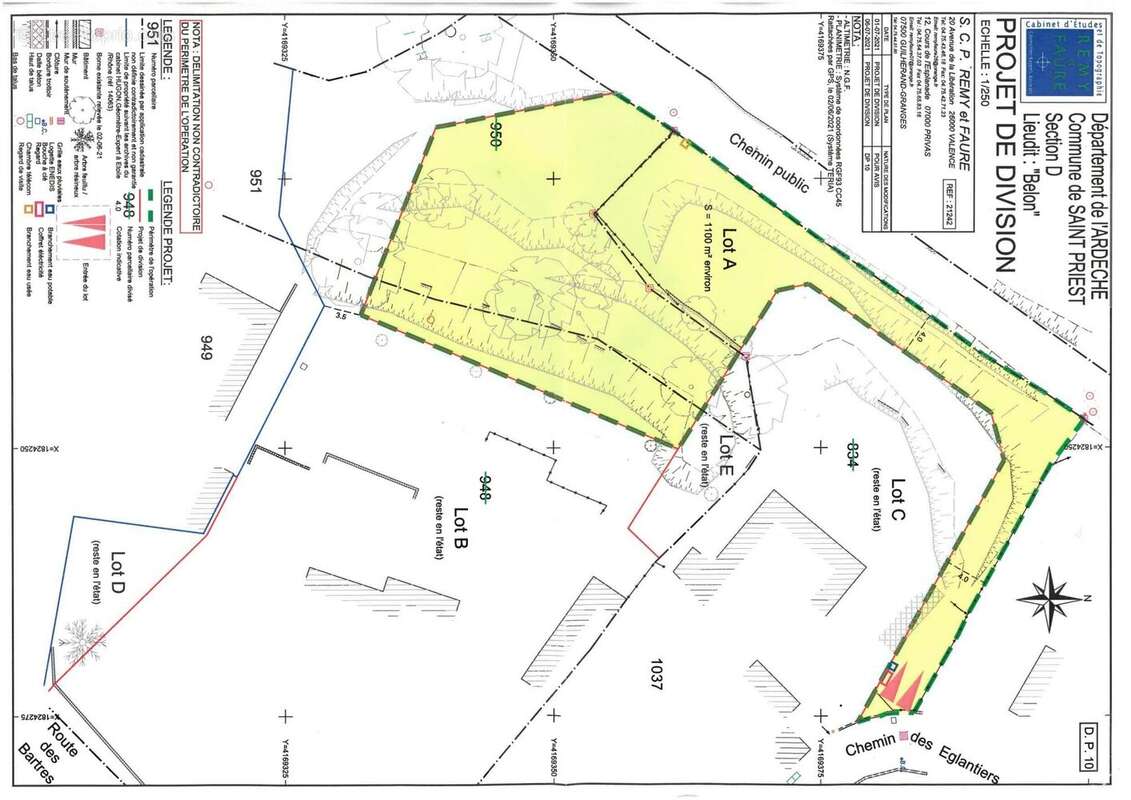 Terrain à SAINT-PRIEST