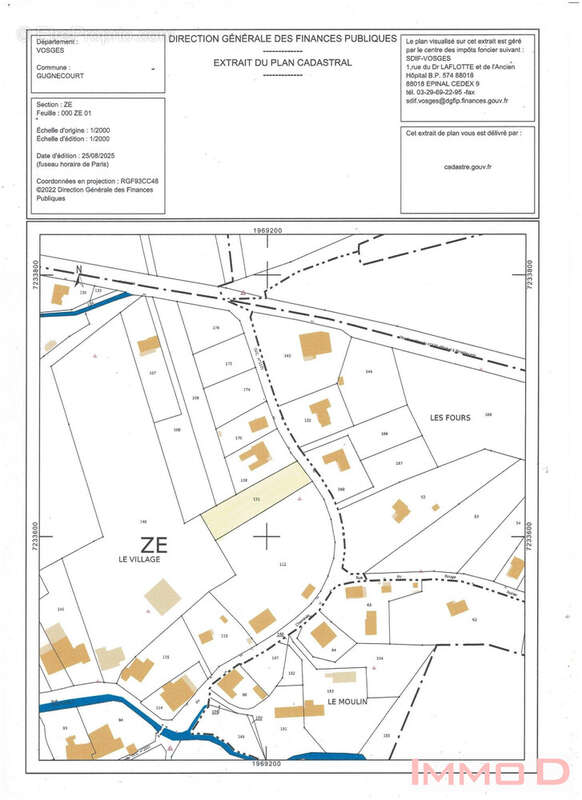 Terrain à GUGNECOURT