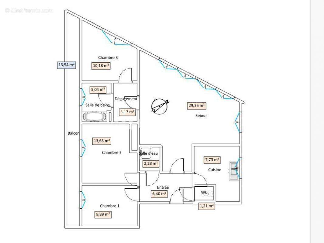 Appartement à ASNIERES-SUR-SEINE