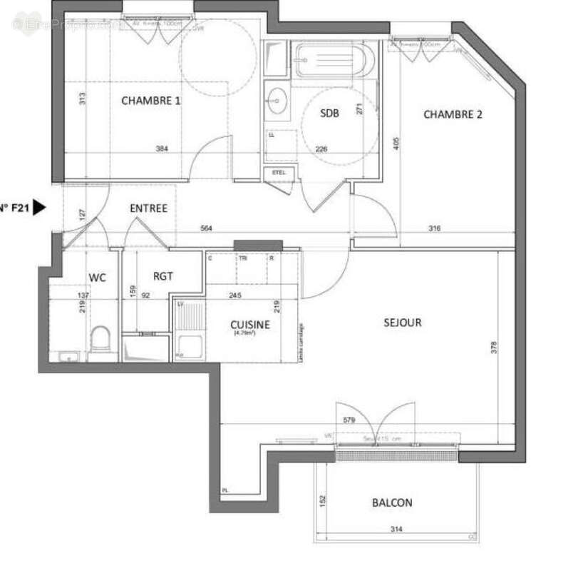 Appartement à SAINT-MAUR-DES-FOSSES