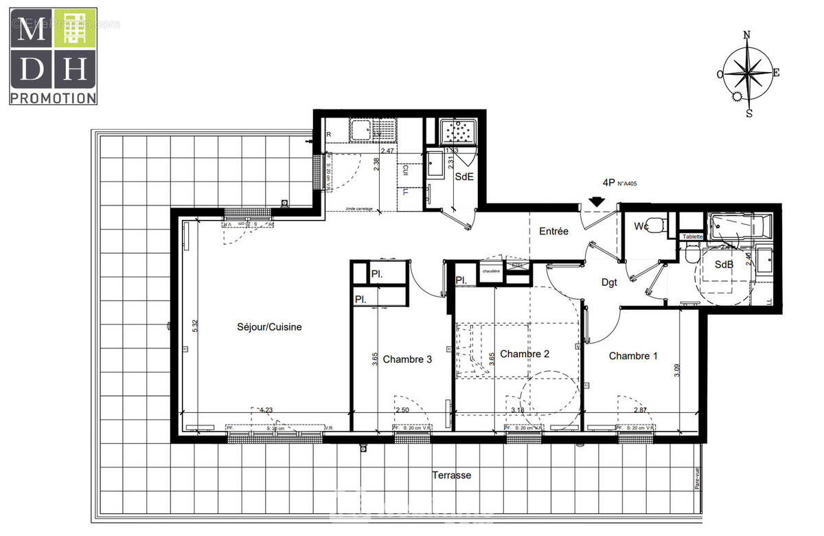 Appartement à SAINT-MAUR-DES-FOSSES