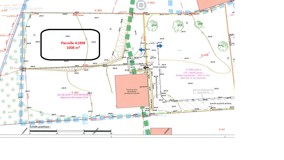Terrain à LES MOLLETTES