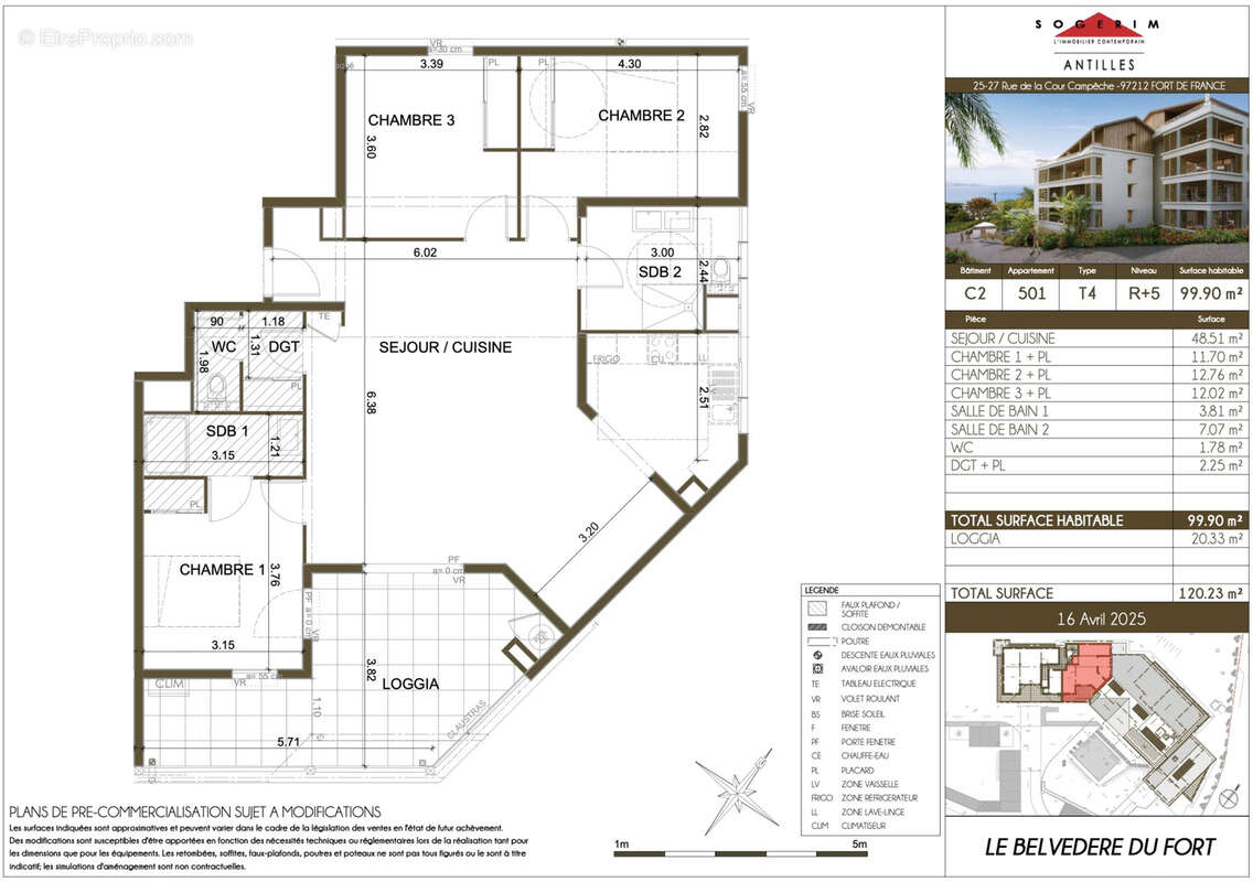Appartement à FORT-DE-FRANCE