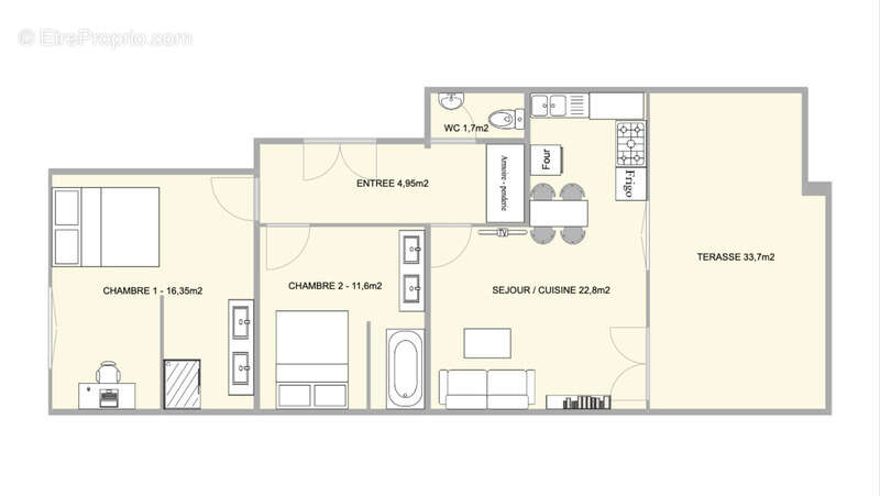 Appartement à PARIS-7E