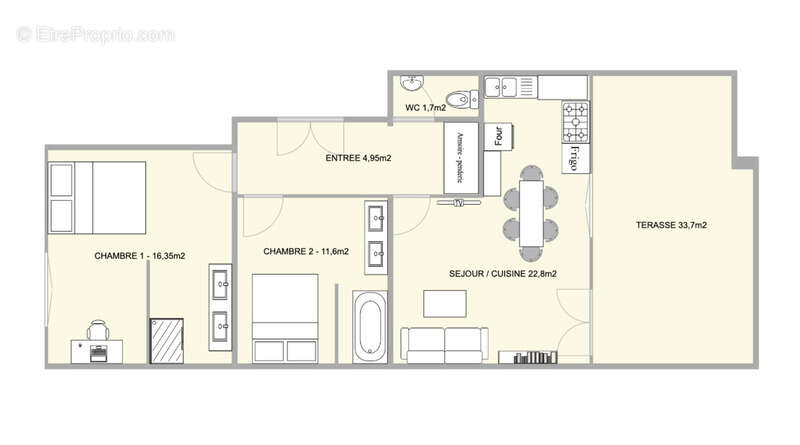 Appartement à PARIS-7E