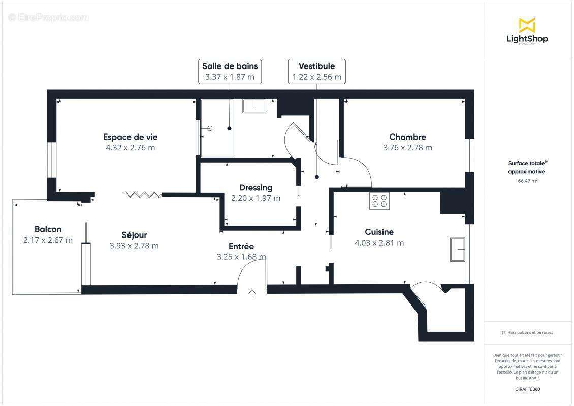 Appartement à LYON-6E