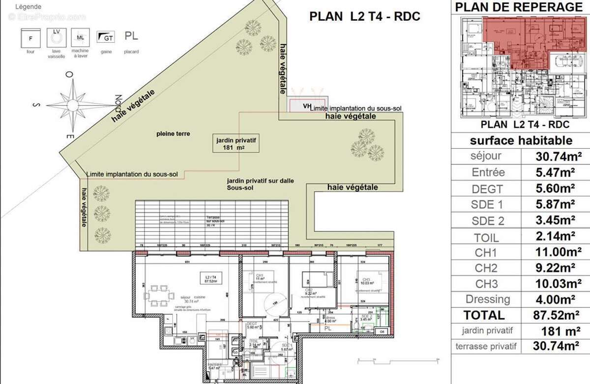 Appartement à VETRAZ-MONTHOUX