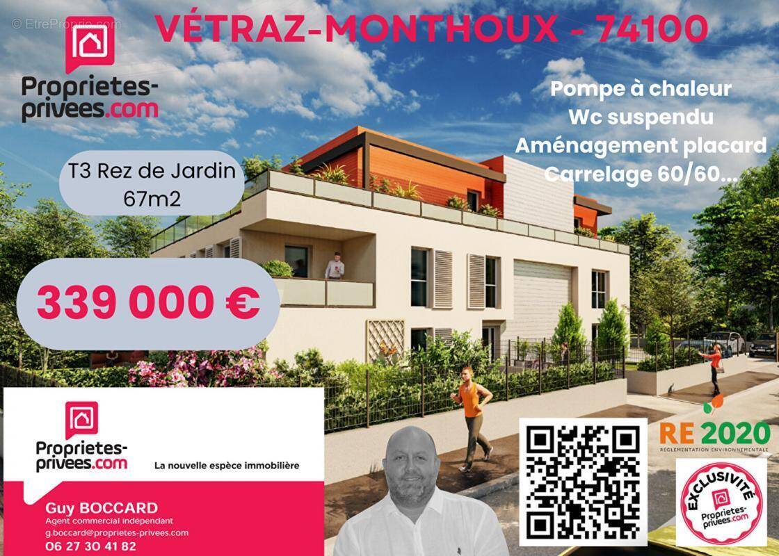 Appartement à VETRAZ-MONTHOUX