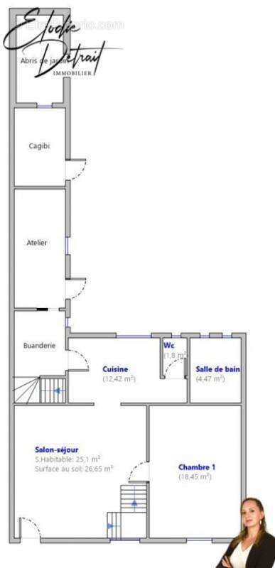 Maison à SAINTE-JAMME-SUR-SARTHE